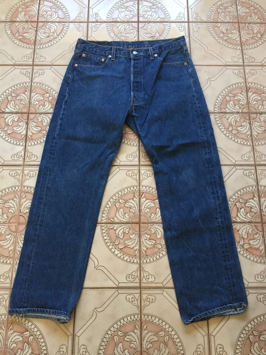 Vtg Dark Levi s Valencia Rare 501s Jeans Usa 34 31 524 eBay