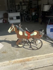 Incredibly Rare 1949 Canterpony Mechanical Horse Tricycle **MINT** Deeks Company