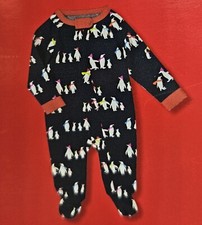 Wondershop Baby Holiday Penguin   6-9 Months Matching Family Footed Pajama Set