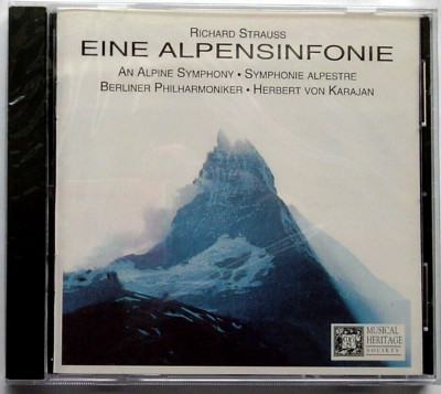 RICHARD STRAUSS: EINE ALPENSINFONIE (CD/MHS) - BERLIN PHIL., HERBERT VON KARAJAN