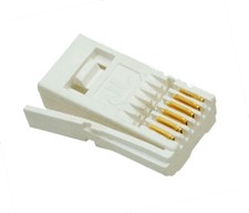 Pack of 5 BT 631A 631A CONNECTOR BT / UK Type White 6 Pin Telephone Right Hand C