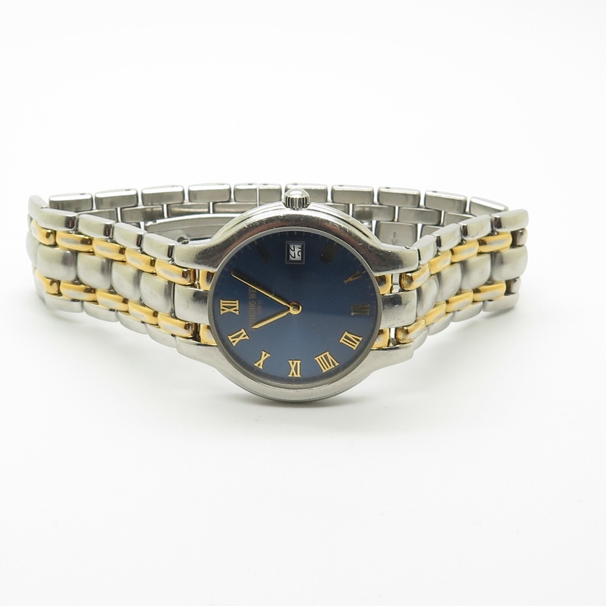 のぶた様RAYMOND WEIL GENEVE ゴールド ホワイト ブルー Raymond Weil Genève 26MM Blue Dial Two-Tone Women's Watch | eBay