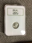 1938 10C Mercury Dime NGC MS66 Old Fat Holder