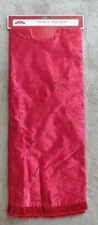 48" RED GLITTER SNOWFLAKE TREE SKIRT  NEW!! 