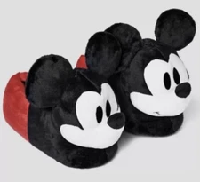 Disney Retro 100 Mickey Mouse Slippers Men Shoe size 10 11 12 13 Sock 10-13 NEW