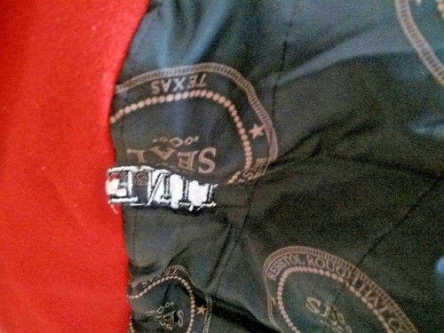 RESISTOL Rodeo Equipment by Cripple Creek Wool Embroidered Jacket RED/BLACK, XL - Picture 10 of 14
