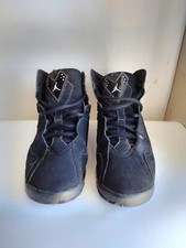 Nike Air Jordan True Flight GS Black Suede 343795-010 Youth 7 The Shoe is faded