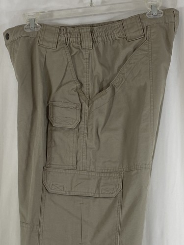 5.11 Tactical Series Style 74251 Khaki Cotton Cargo Pants Work Mens 38 x 30 - Picture 7 of 12