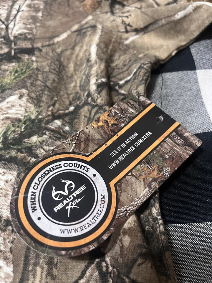 Mens Game Winner Short Sleeve Camo Shirt Size 2XL Nwt XXL New Realtree Camo - Image 3 of 4