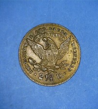 MINUSCULE 1888 MIN-12 QUARTER EAGLE LAUER's INTERNATIONAL - TOY MONEY - *465690 🌈