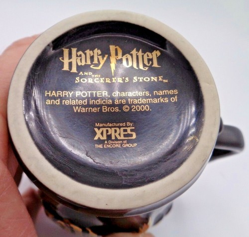 Harry Potter and the Sorcerer's Stone Quidditch Embossed Coffee Cup - Rare - Picture 5 of 5