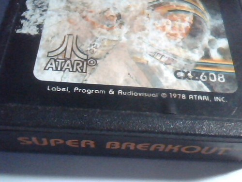 Super Breakout CX2608 1978 Game Cartridge ATARI - Picture 3 of 4