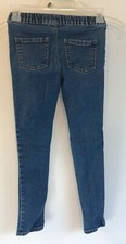Girls Clothes OLD NAVY Blue Denim Super Skinny Jogging Jeans Pants Stretch Sz 8