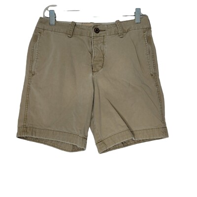 Hollister Men's Button Fly Khaki Chino Shorts Size 28