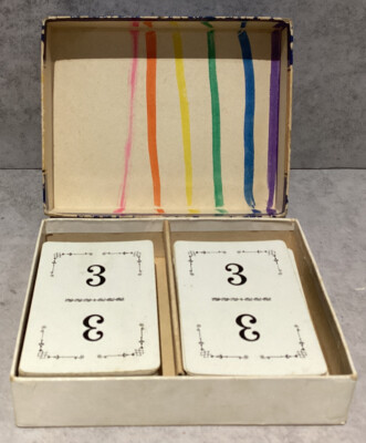 Parker Brothers Flinch Card Game Vintage 1938 In Original Box with
