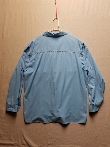 Pacific Trails blue Shirt Men's 2XL Long Sleeve Button Up Vented - Picture 7 of 12