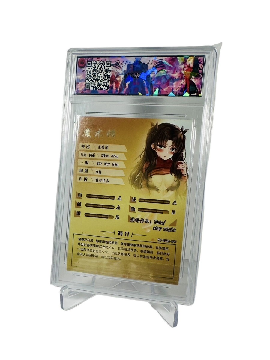 Rin Tohsaka FATE stay night XR RGC 10 Graded Foil Doujin Rin Tohsaka FATE stay night XR RGC 10 Graded Foil Doujin