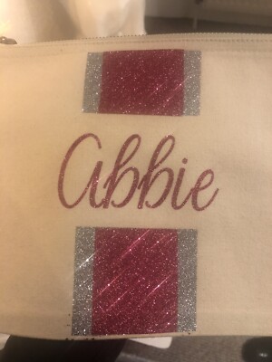 Personalisierter Schmink-/Waschbeutel perfekt Muttertag Geburtstag Geschenk beliebiger Name