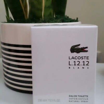 Lacoste L.12.12 Blanc by Lacoste cologne for him EDP 3.3 / 3.4 oz New Tester