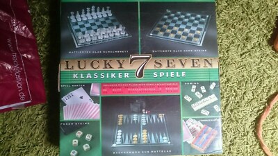 Lucky 7 Seven  KLASSIKER SPIELE - Alles aus GLAS
