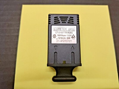 New, Coretek Opto, CT-0155TTR-M26C, Transciever, 100Mb, 3.3V 1x9 SM-SC,40KM
