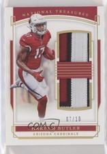 2019 National Treasures Rookie Dual Materials Holo Gold 7/10 Hakeem Butler 0c3