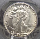 1937 "D" Walking LIBERTY Half Dollar 50c ACG #507 BU Uncirculated ECC&C, Inc