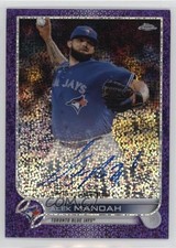2022 Topps Chrome Veteran Purple Speckle Refractor 146/299 Alek Manoah Auto x2o