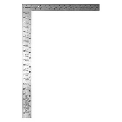 Johnson Level & Tool Cs9 Framing Square, 24 In L X 2 In W Blade, 16 In Base,