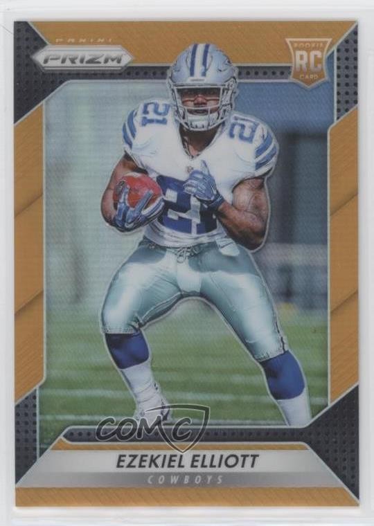 2016 Panini Prizm Rookie Orange Prizm 36/299 Ezekiel Elliott #238 Rookie RC 0t1