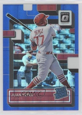 2022 Donruss Optic Rated Blue Pandora Prizm 98/99 Juan Yepez #69 Rookie RC 0m4q