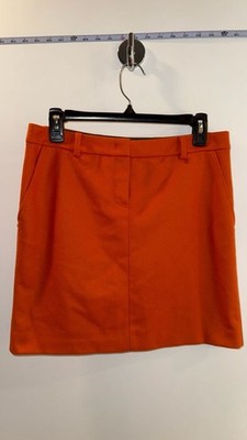 Marc O'Polo Orange Wool Blend Mini Skirt