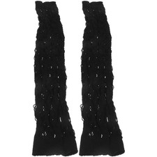 longs sans doigts pour femmes, 1 paire, creux, de fête