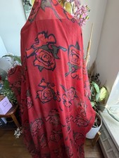 Louis Vuitton X Stephen Sprouse Rose Oversized Shawl Scarf.