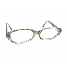 American Optical Vintage Translucent Brown Eyeglasses Frames 135 USA Retro