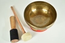 Singing Bowl Engraving - Buddha - 1285 gr. 21 cm - Sound Massage Therapy Meditatio