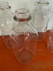 Vintage Sealtest 4 (1) Quart Milk Bottle Clear Glass Duraglas Embossed Square 9" — photo 2