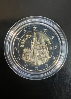 Zwei Euro 2 € Gedenkmünze Spanien 2012 unzirkuliert Kathedrale von Burgos