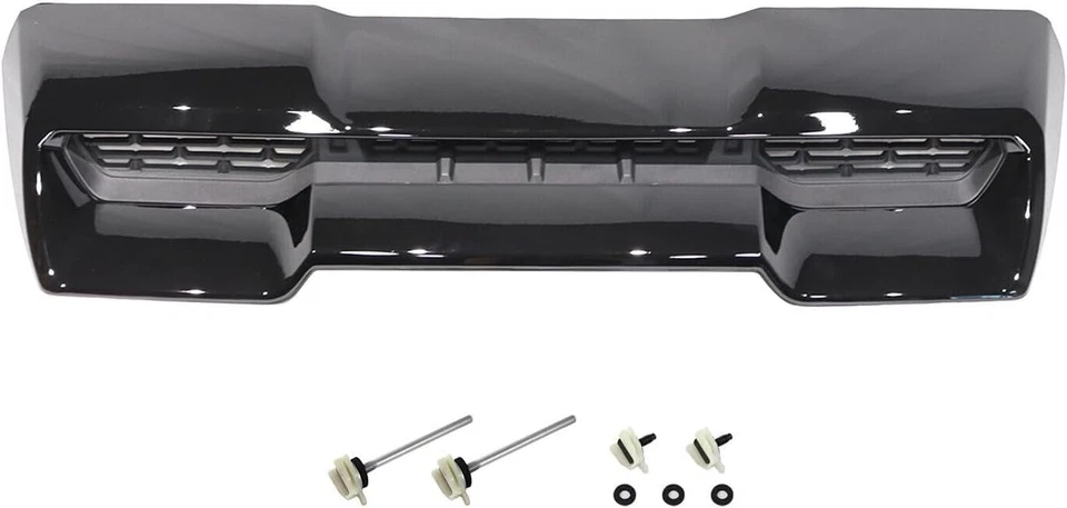 Ventilación capó delantero compatible con Sierra 2500HD 3500HD 2020-2023, parachoques aire negro Foto 3 de 4