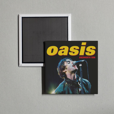 Oasis - Knebworth 1996 (Live) Album Cover Locker Fridge Magnet | eBay
