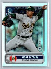 2020 Bowman Chrome #STG-JL Jesus Luzardo Chrome Spanning the Globe