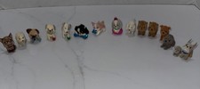 Lot Of Puppy In My Pocket And One Kitty Flocked Figured Toys Vintage