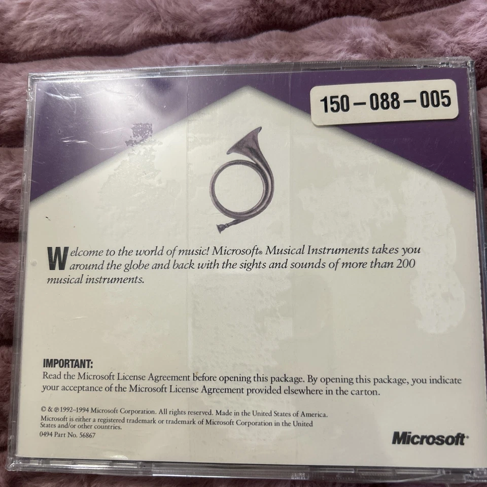 Microsoft Musical Instruments New in Original Sealed CD Case - Image 2 of 2