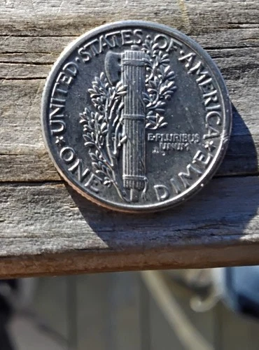 SILVER DIMES FIVE MERCURY TWO INDIAN HEADS CIRCULAT ED 1883 Indian 1927 dime au