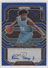 2020 Panini Prizm Rookie Penmanship Blue Wave Vernon Carey Jr #RP-VCJ Auto 0j5i