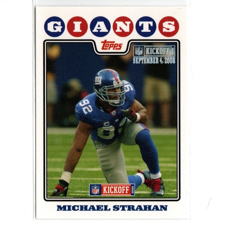 2008 Topps Kickoff - Michael Strahan #92 /1349