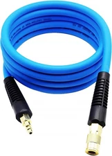 YOTOO Hybrid Lead-in Air Hose 3/8-Inch by 10-Feet 300 PSI Heavy Duty, Blue 