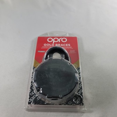 OPRO GOLD BRACES Mouthguard MMA hockey football 7+ adult  Competition Level 