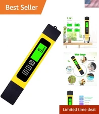 3-in-1 Digital TDS Meter: Quick Water Quality Tester for Hydroponics & Drinking