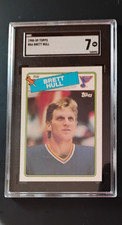 1988-89 Topps Brett Hull (HOF) Rookie Card #66 SGC 7 near mint. rookie card picture